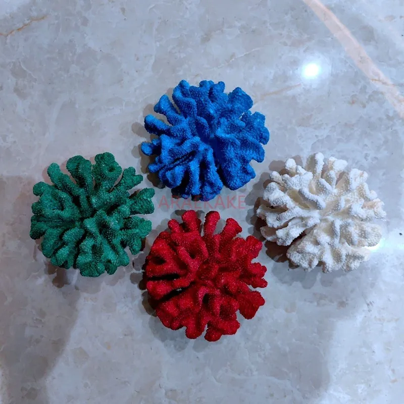 Simulated coral fish tank decoration, landscaping, aquatic plant ornaments, fake aquatic plant supplies, underwater scenery, sea