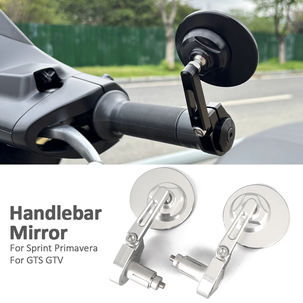 

Motorcycle Bar End Mirrors Accessories Rear View Mirror for Vespa Sprint 150 Sprint150 Primaver 150 GTS300 GTV300 Gts Gtv 300