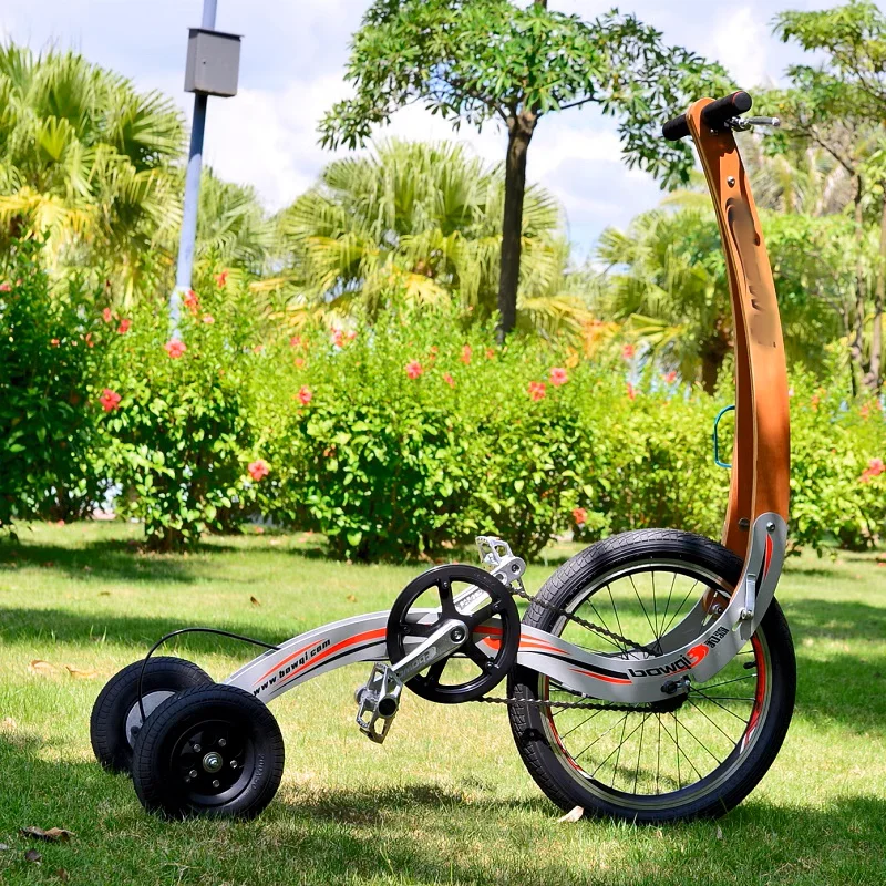 20inch Bicycle Sports Bike Exercise Seatless Mobility Bike Half Bike Standing Tricycle
