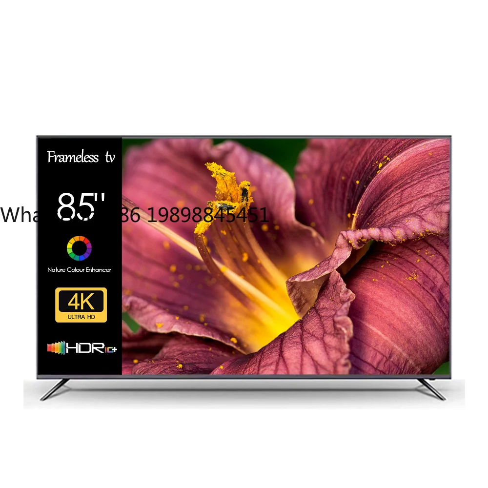 

Big Screen TV 75/85/90/95/100 Inch Full Screen Display Frameless TV High-definition LED Smart TV