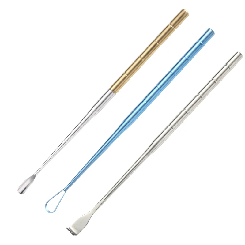 Cosmetisch Plastic Stalen Instrument Body Geur Oksel Geur Curette Oksel Geur Hark Haak Solitaire Geur Krabber Hark Type Kip Hij