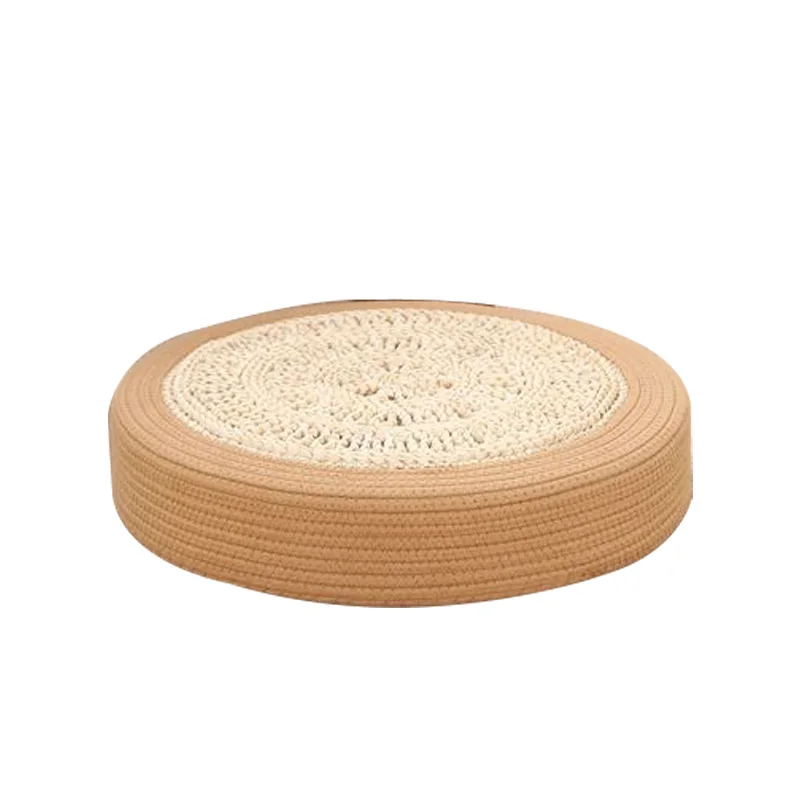 Linen Zabuton Cushion Tatami Floor Pouf for Meditation Zen Prayer Kneeler Natural Home Decor Non-Slip Floor Mat Pillow Multi-Use - Image 6