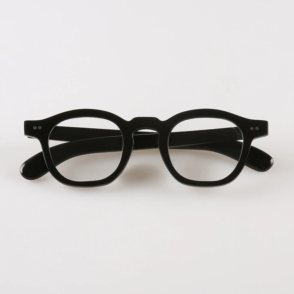 Man's Glasses Frames Unique Square Vintage Optical Lenses Eyewear Rivets Handmade Buffalo Horn Prescription Man's Glasses Frames