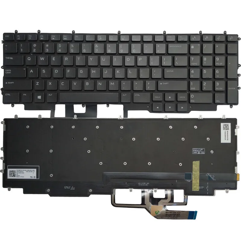 

Ноутбук 29CVF, новинка для Alienware M17 R3/M17 R4, американская клавиатура с RGB-подсветкой 029CVF