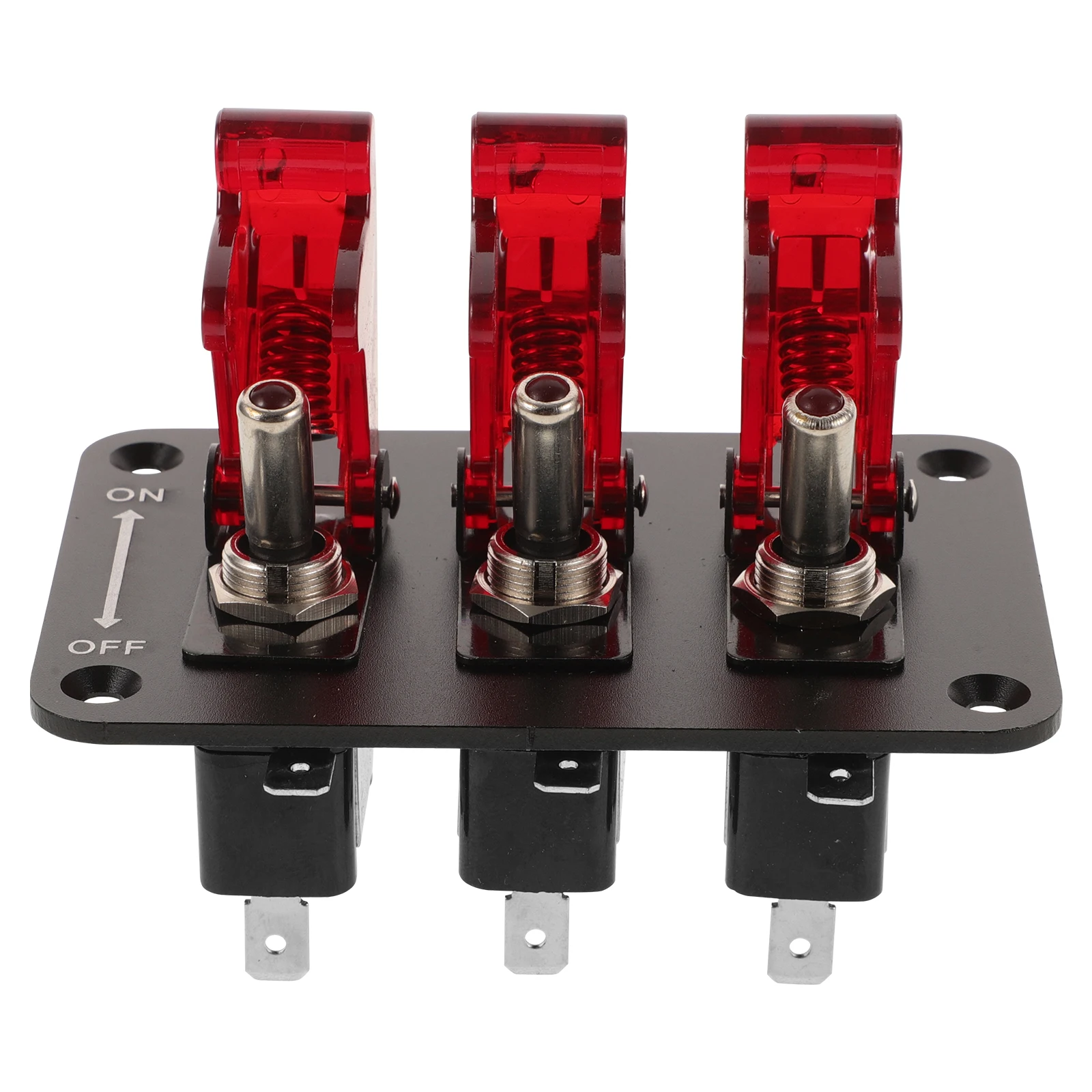 

Waterproof 12v Toggle Combination Boat Rocker Switches LED Lighted 3 Way Panel On Off Car Accessories