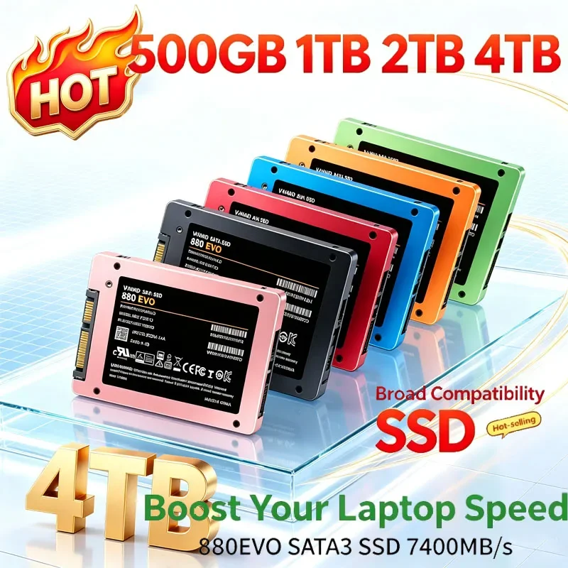 1TB 2TB 4TB 13-Color SATA3 2.5
