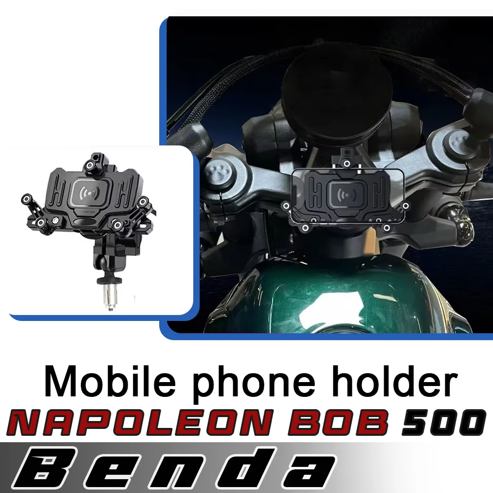

For BENDA Napoleonbob 500 Multifunctional shock-absorbing navigation bracket Mobile phone holder For benda napoleonbob 500