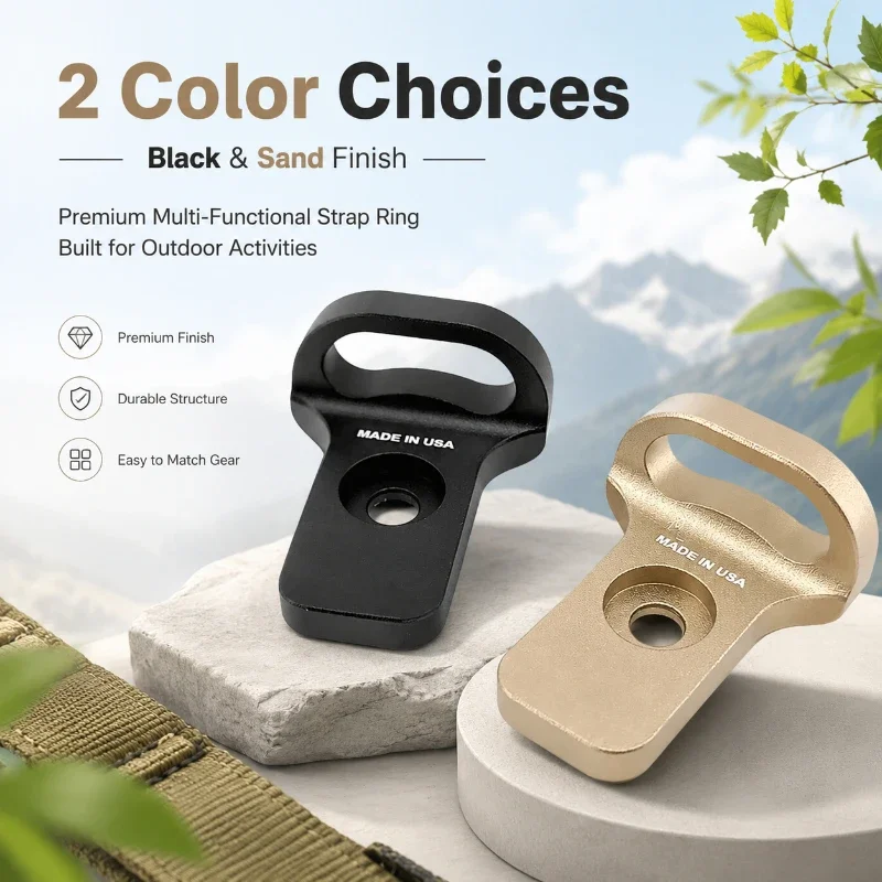 Durable Convertible Strap Loop Multi-purpose Sling Adapter Buckle Outdoor Game Hobby Model Upgrade Components