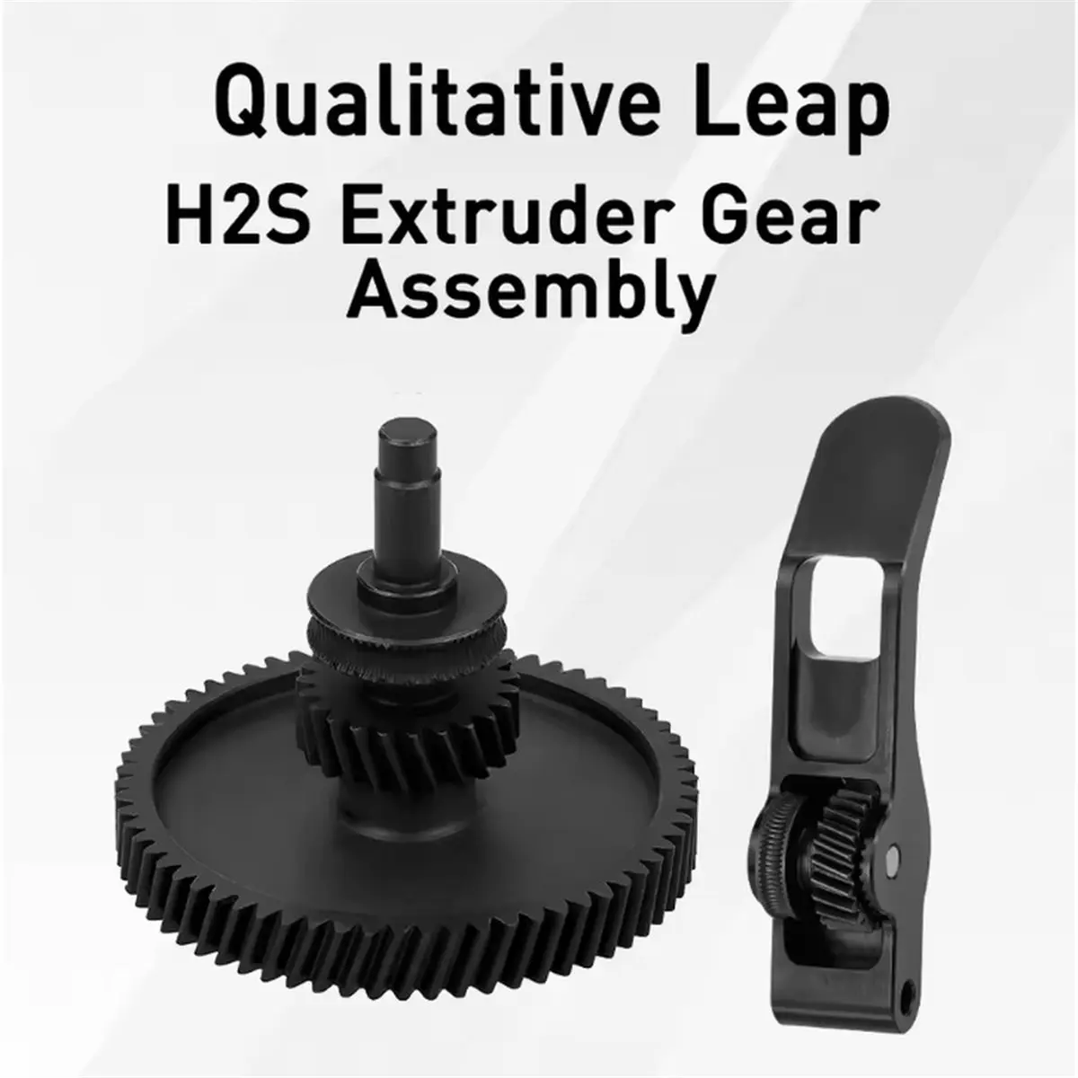For Lab H2S Extruder Gear Kit Upgraded Integrated Hardened Steel Extrusion Gear Assembly for H2S 3D Printer Parts