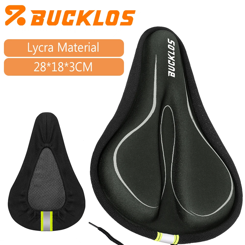 BUCKLOS bike saddle cover breathable bicycle seat cover comfortable mountain bike gel saddle covers bicycle accessories