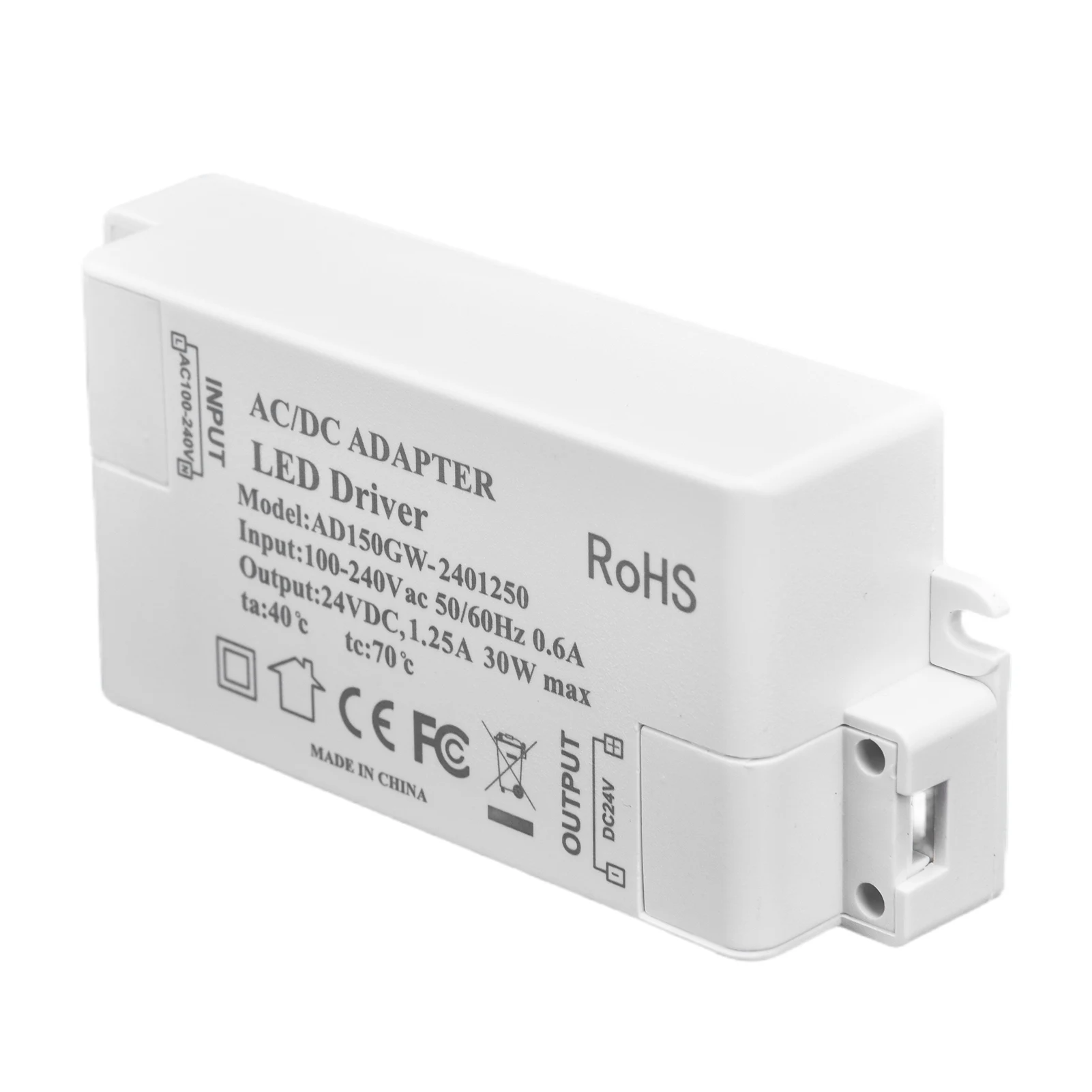 LED Driver Professionele LED Licht Transformator Verlichting Constante Spanning Accessoires 30W DC 24V 1.25A Kortsluitbeveiliging