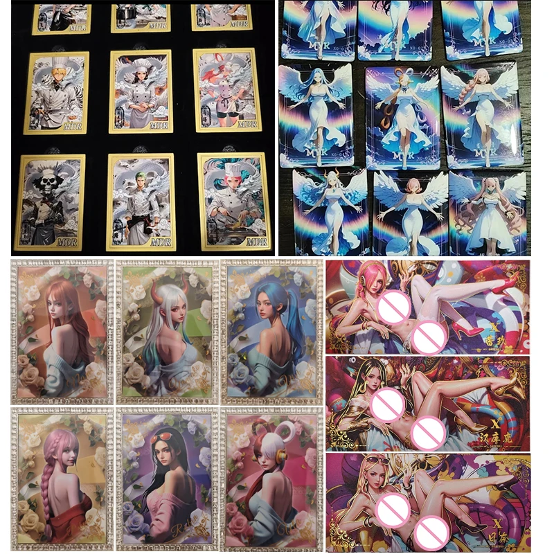 

Аниме ONE PIECE металлическая дрель-карта Ророноа Зоро Санджи Боа Хэнкок Коллекционные карты Рождественские подарки на день рождения детские игрушки