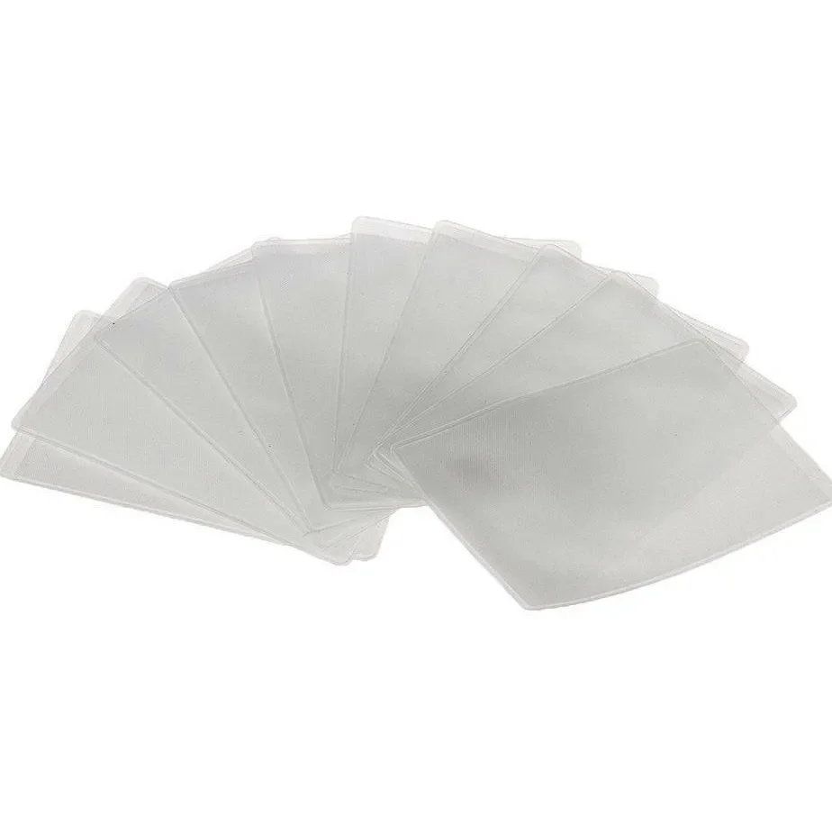 Carta di debito di credito in PVC patente di guida protezione antipolvere custodia per custodia ID portafoglio impermeabile in plastica morbida confezione da 16 inclusi