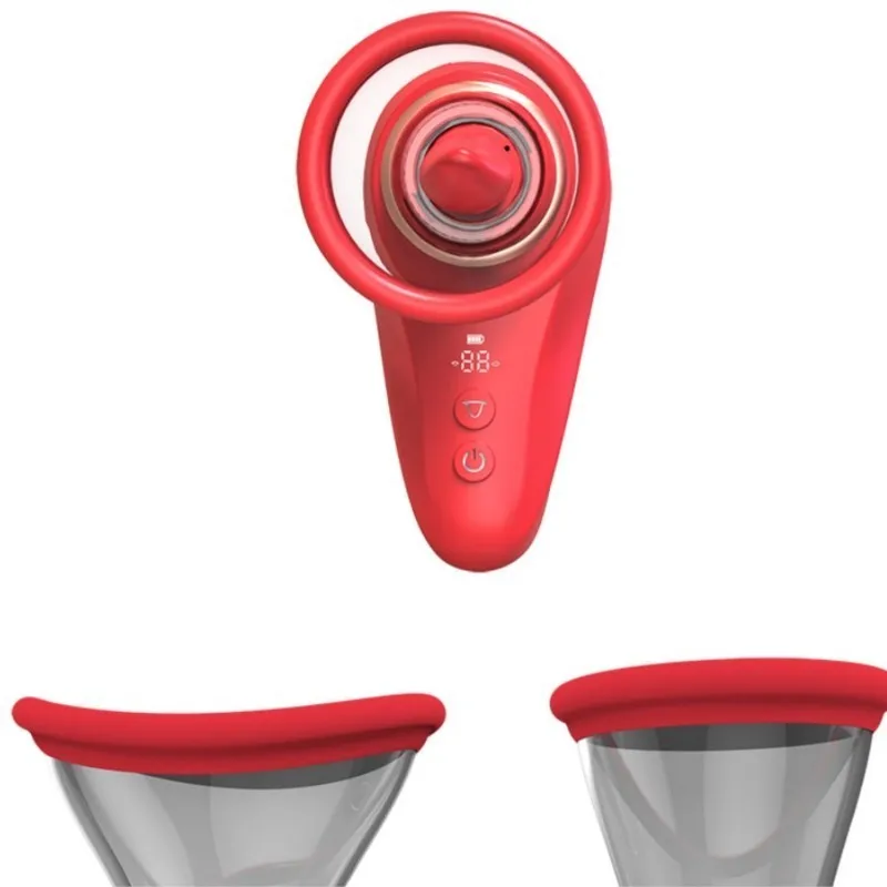 اللسان لعق مص الهزاز للنساء البظر فراغ مصاصة محفز الفم المهبل الحلمات تهتز الإناث الكبار الجنس لعب