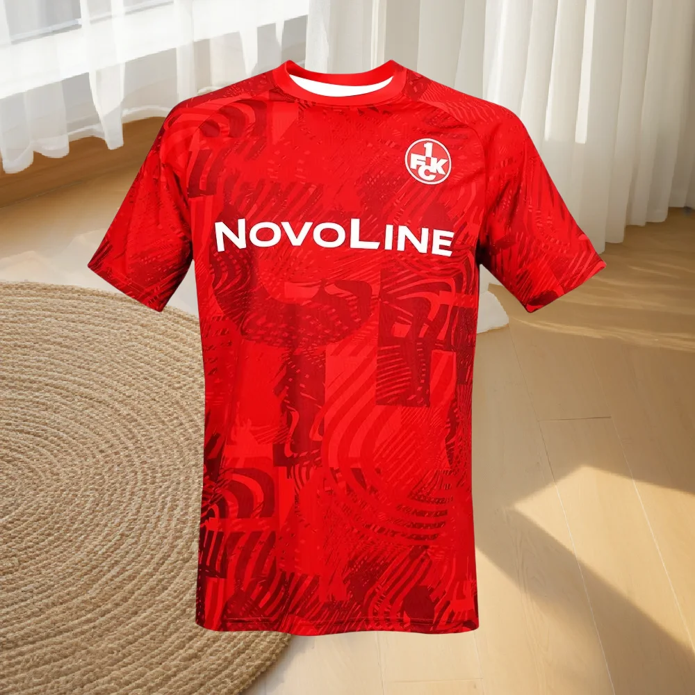 

2025 Kaiserslautern Short Sleeve Football Shirt Kids_Adults Training T-Shirt Football Uniform Breathable Unisex Jerseys Home Tee