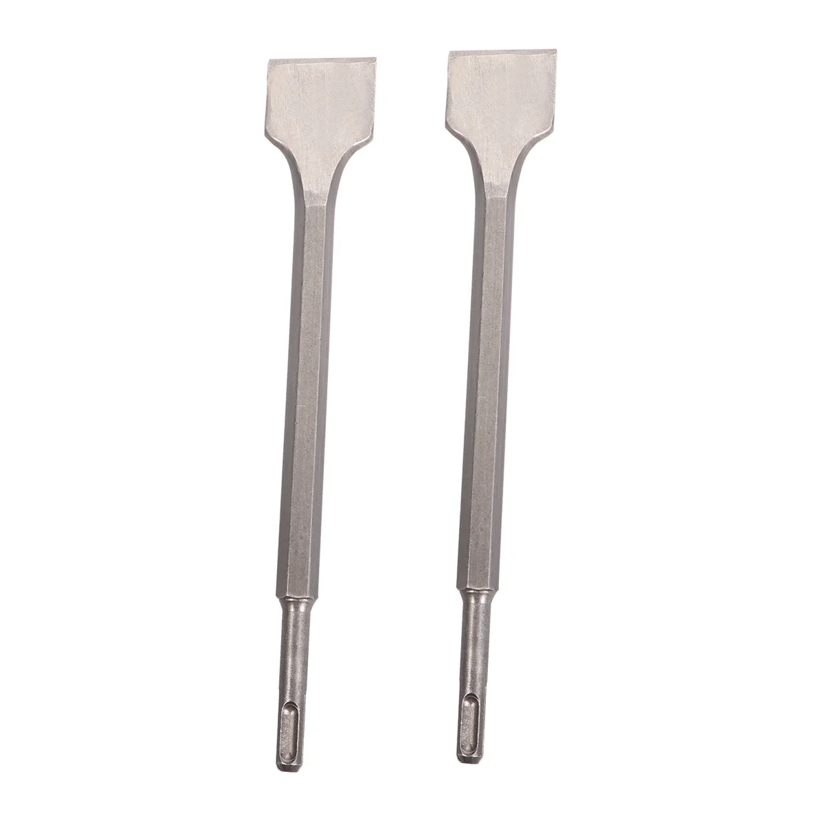 

2pcs Electric Hammer Chisel Widen Flat Chipper Hexagon H for Cement Brick Stone Wall Drilling Electric Drill Parts