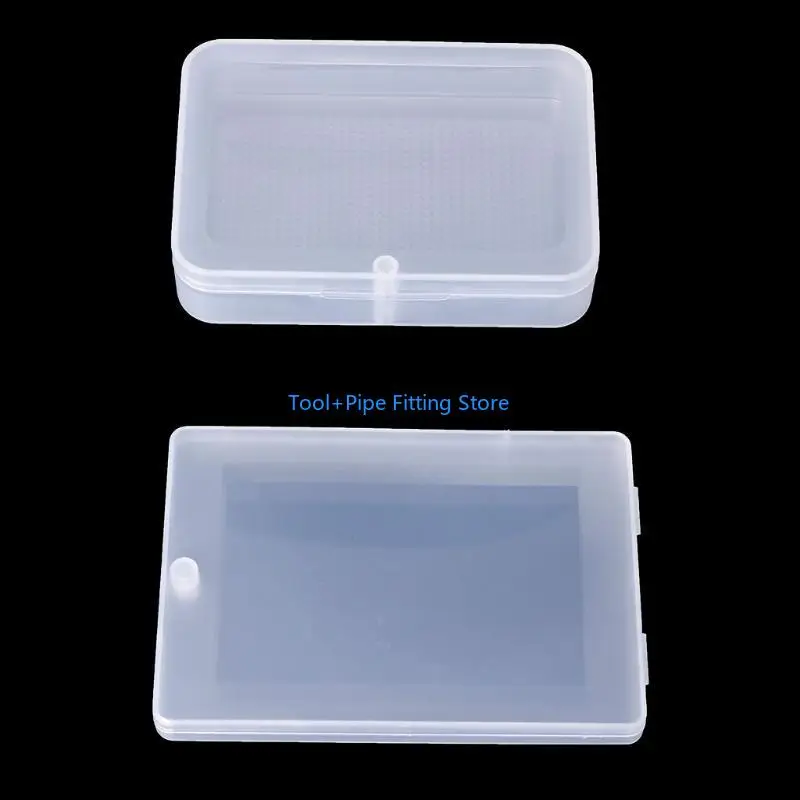 F92B Rectangular Plastic Transparent Clear Storage Box Collection Container