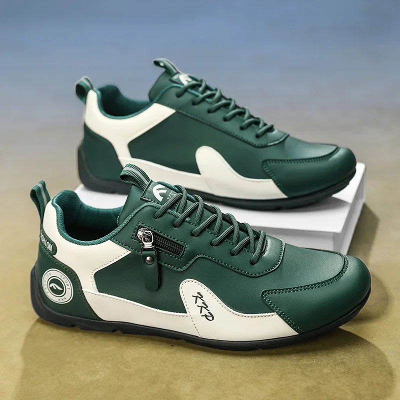 Fashion Inner Heightening Shoes For Men Designer Shoes Men's Casual Sneakers Outdoor Sports Shoes Man Comfy Pu Leather Sneakers