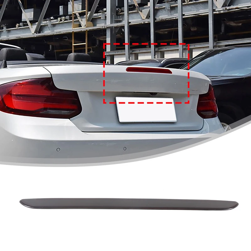 

Car 3rd Brake Light Decoration Cover Trim High Mount Stop Lamp Cap For BMW 2 Series F22 F23 2014-2019 Exterior Accessories