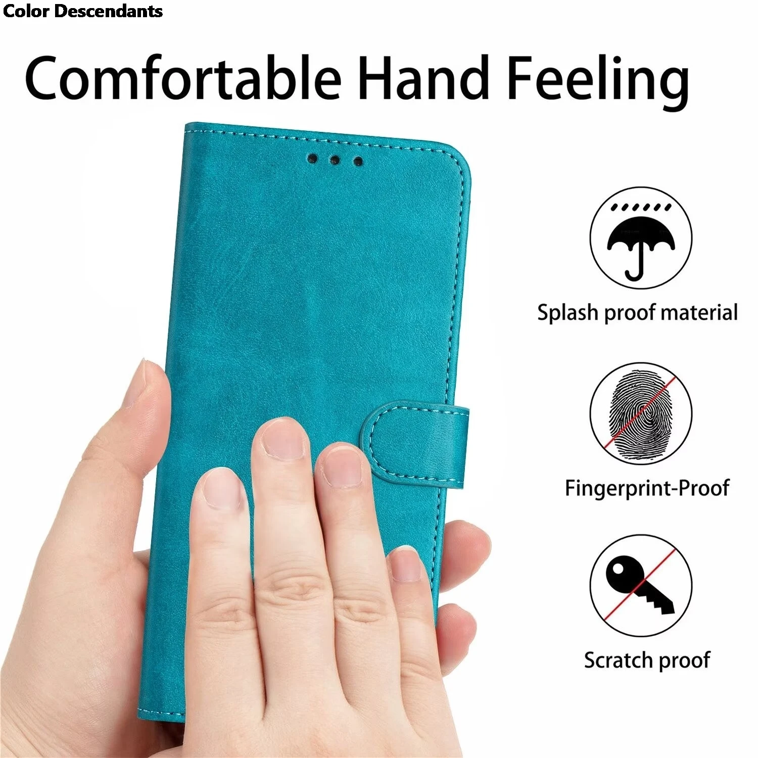 Magnetic Flip Cover Leather Case For Tecno 30 Premier Spark Go 2024 20C 20 Pro+ 10C Camon20 Cases color Skin Feel Wallet Bags