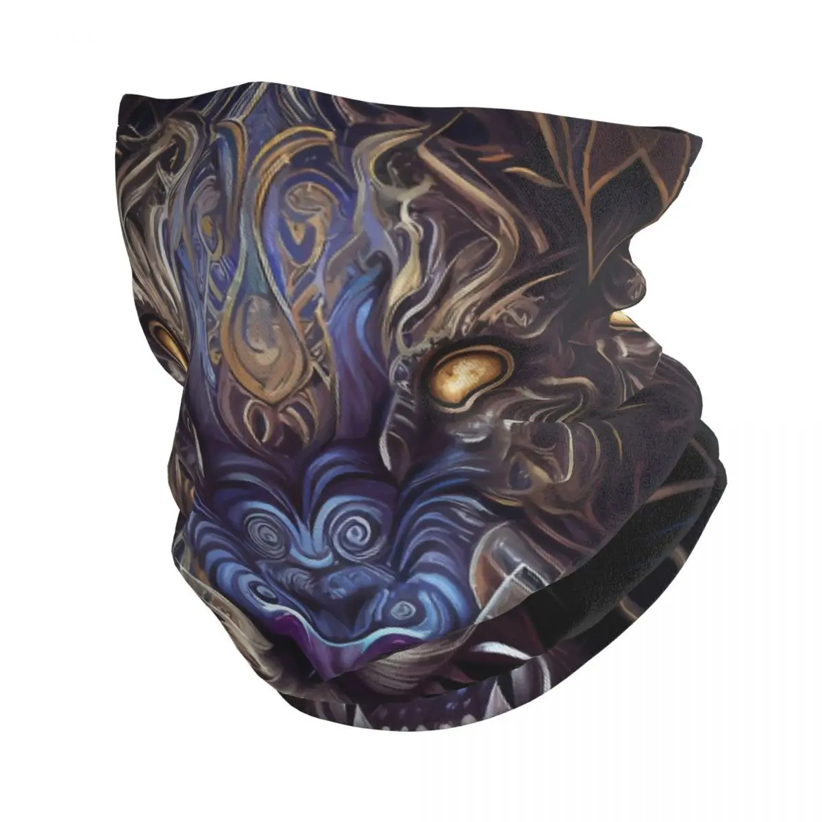 

Бандана для мотокросса «Король Лев», шейный платок с 3D рисунком лица, Балаклава для верховой езды, всесезонный унисекс