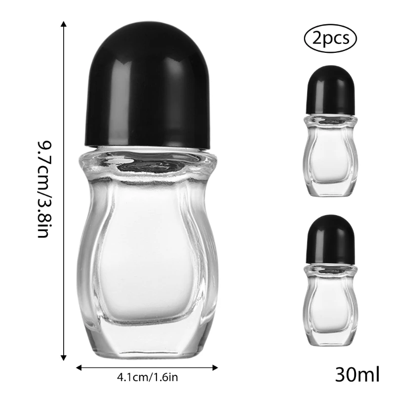แก้วขวดลูกกลิ้งเปล่ารั่วซึมแก้วขวดน้ำมันการใช้งานขวดสำหรับ Travel Home ใช้ Dropshipping