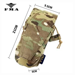 FMA MBITR 152 Radio Molle Pouches CP Style Dual 5.56 / 7.62 Magazine Pouch Multicam RS9962