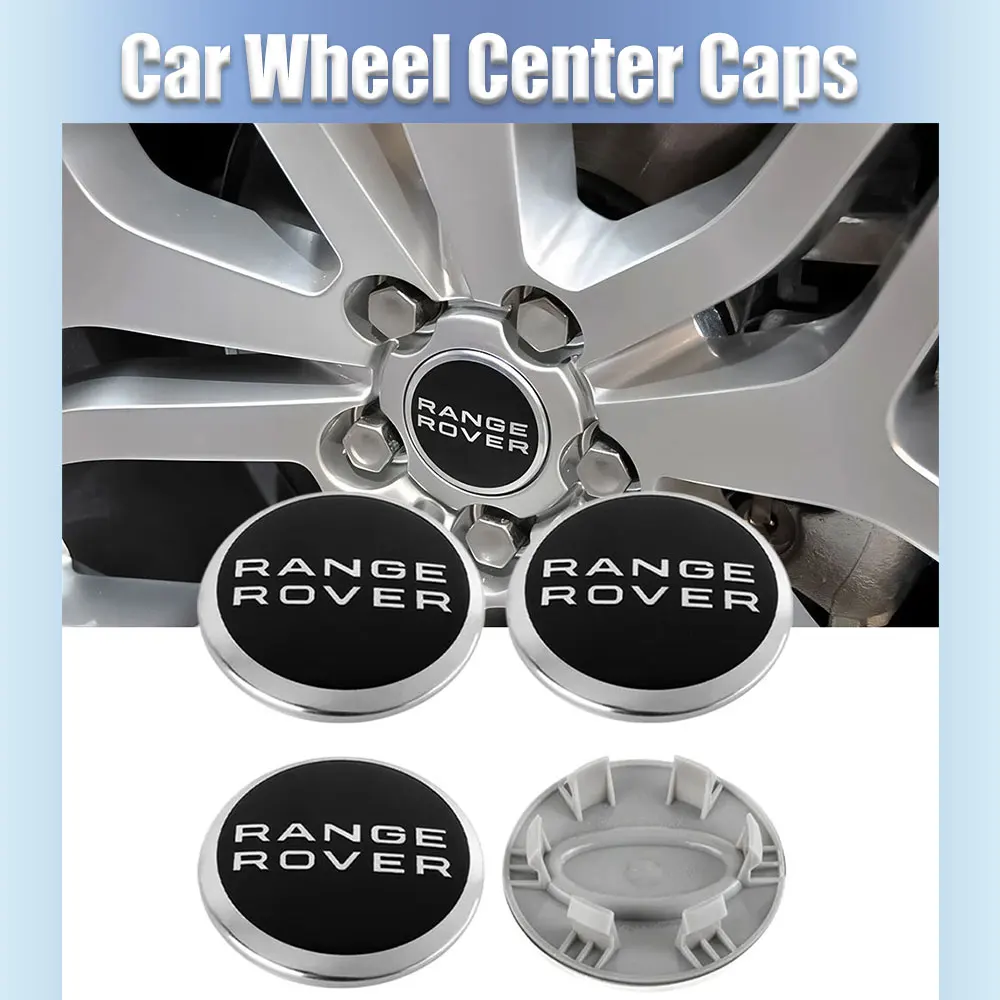 100Pcs 62mm 63mm Rims Cover Hub Caps Car Wheel Center Caps Range Rover Logo Emblem For RANGE ROVER Sport L322 L320 Accessories