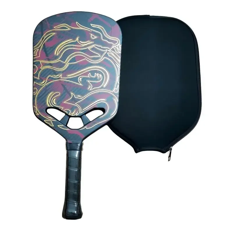 

Dragon Series Professional Hot Pressed Carbon Fiber Pickleball Paddle Set, Ultra-Lightweight, Exceptional Control