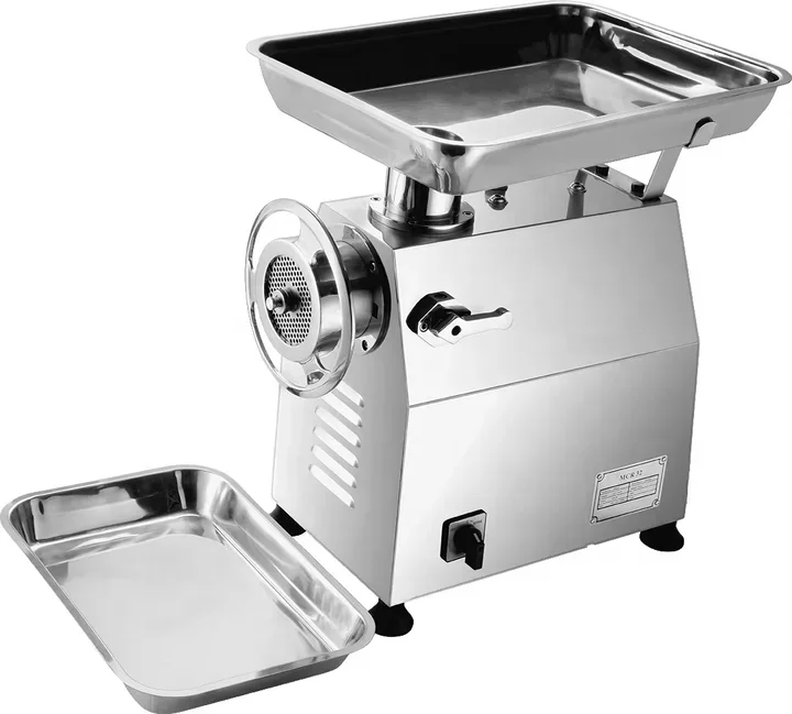Commercial Electric Stainless Steel Meat Grinder Mincer High Power 8/12/22/32 for Home Restaurant Food Shop New Motor Included