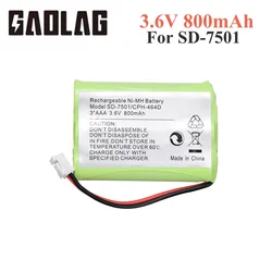 1 SZTUK Ni-MH 3,6 V 800 mAh bezprzewodowy akumulator do domowego telefonu Motorola SD-7501 V-Tech 89-1323-00-00 AT & T Lucent 27910 CPH-464D