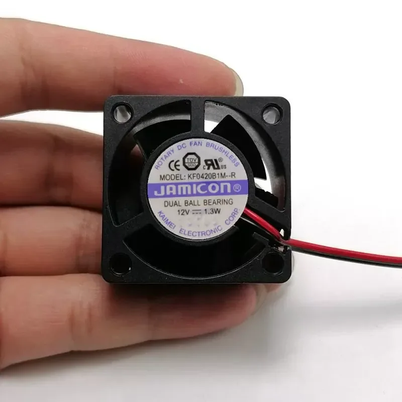 JAMICON KF0420B1M--R 4020 12V 1.3W 4CM switch 2 wire, cooling fan