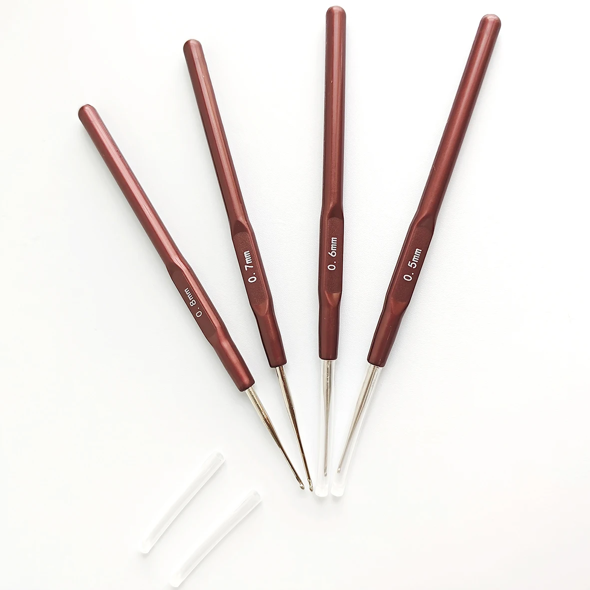 Crochet Hook Plastic Handle Crochet Hooks Handle Knitting Needles Set Crochetings Knittings