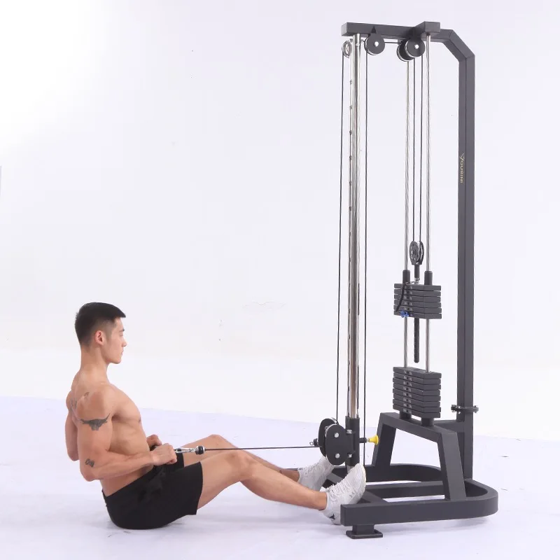 Pórtico unilateral comercial contra la pared, clip para pájaros pequeños, remo extraíble en el pecho, fuerza integral, multifuncional