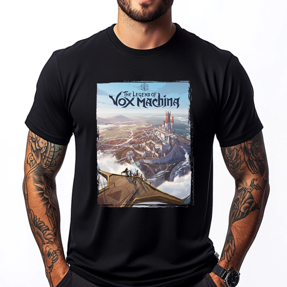 

The Legend Of Vox Machina Poster Art Designer T Shirt Men Men Short Sleeve Tee