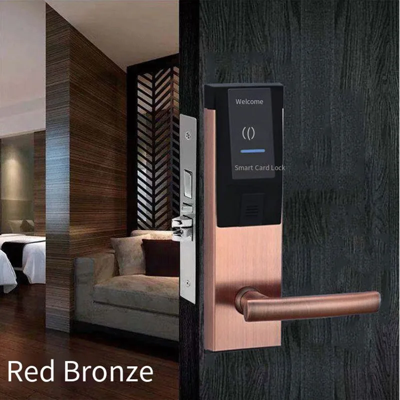 Hotel Lock Hotel Card Lock IC Lock Wooden Door Intelligent Door Lock Electronic Lock Card Lock Hotel Lock Household