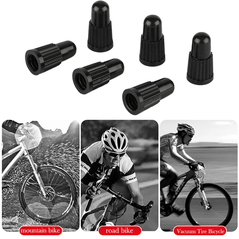 100PCS Bicycle Tire Valve Cap Professional Plastic Caps Protection Leakproof for Presta French Valve Bicycle Tire Valve Caps