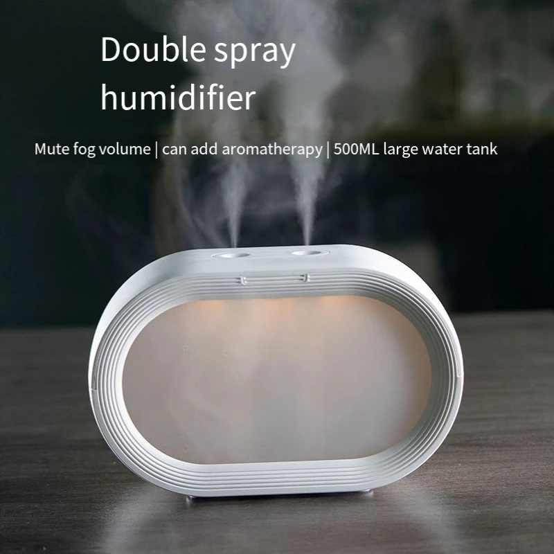 เครื่องทำความชื้นขนาดเล็กแบบชาร์จไฟได้เครื่องทำความชื้นแบบพกพาสำหรับห้องนอนเครื่องเพิ่มความชื้นในหมอกสำหรับทารกเดสก์ท็อปสำนักงานการนอนหลับที่ทนทาน