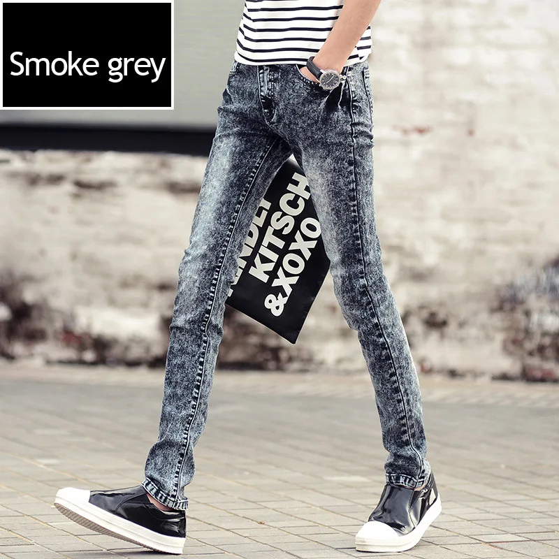 

Fashion 2022 Winter Thicken Fleece Wool Jeans Men Stretch Velvet Snow Thelmal Feet Pants Male Teenagers Pencil Pants Denim Men