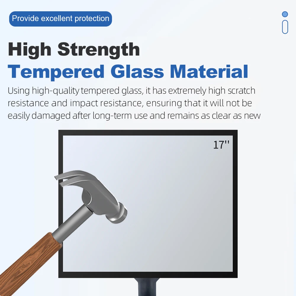 17Inch Glass Capacitive Touch Screen Multiple Dimensions Plug Play USB Controller Touch Screen Panel Smart Device Display Module