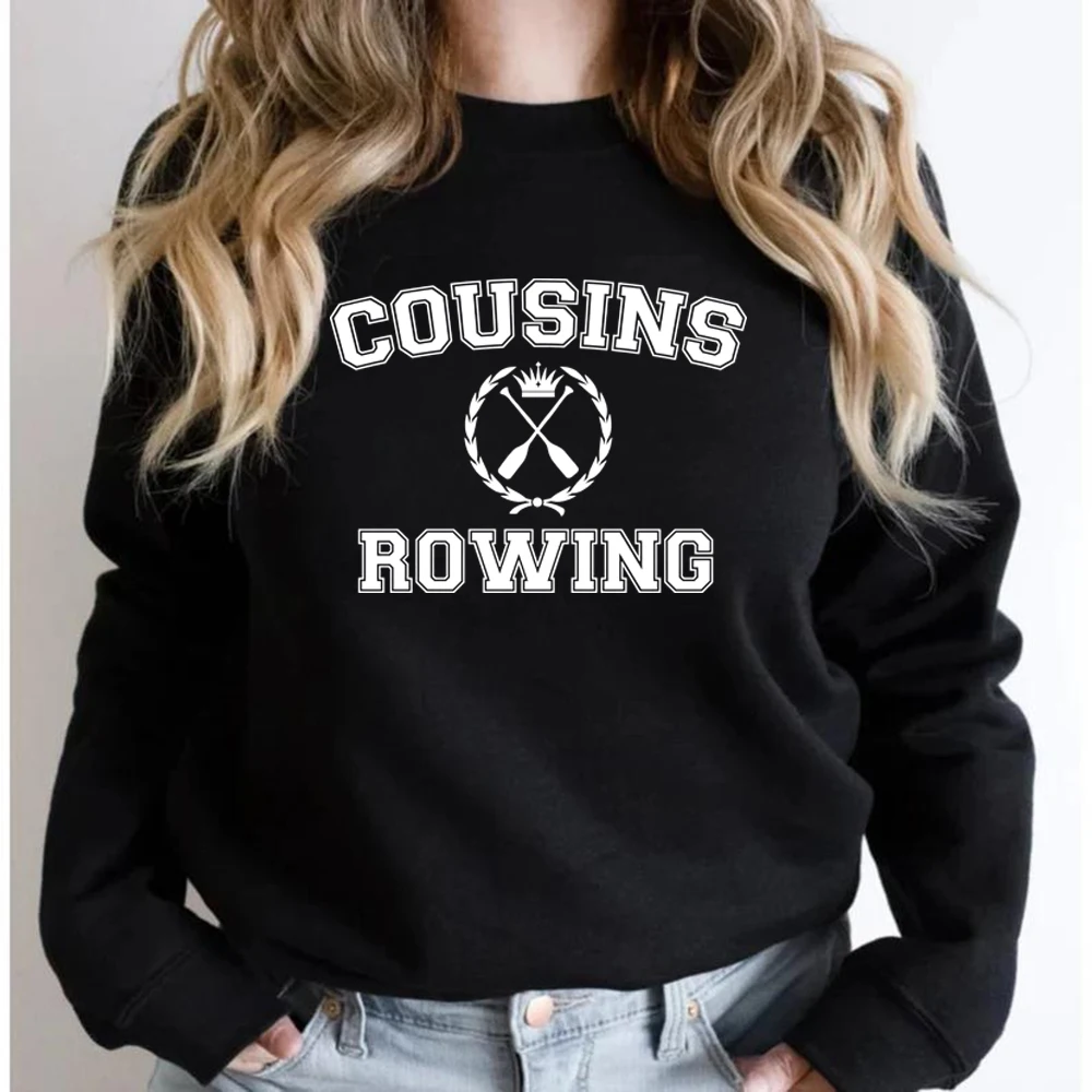 Cousins Rowing Sweatshirt The Summer I Turned Pretty Sweatshirts Cousins Beach Hoodie Team Conrad Pullovers Top Unisex Clothes