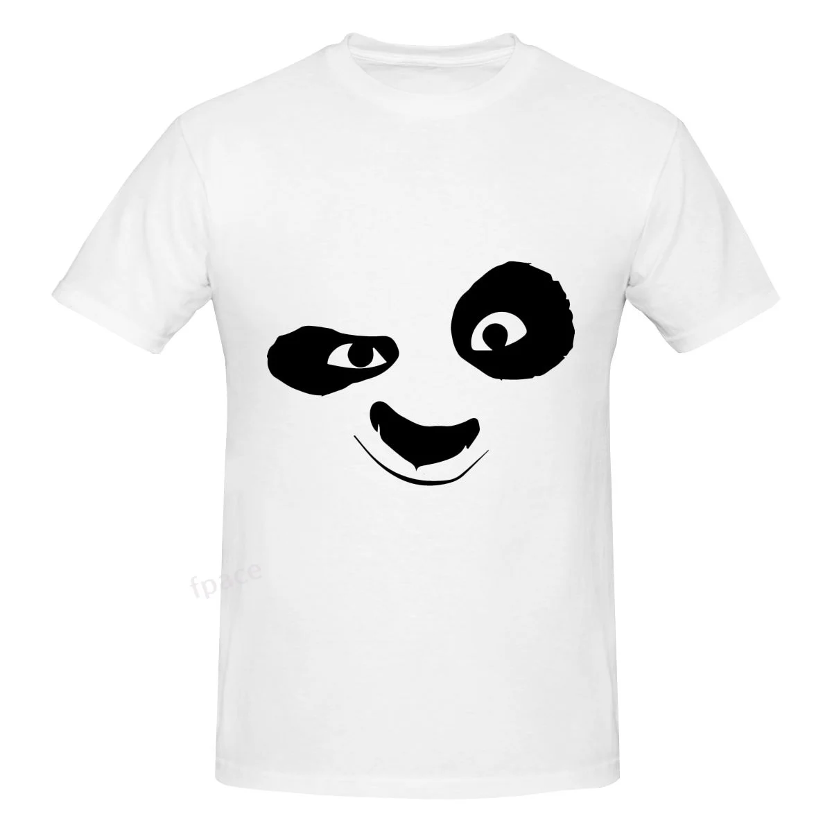 

Chinese Kunfu Panda Casual Cotton Summer Men Clothing Tops Men's Basic Short Sleeve T-Shirt