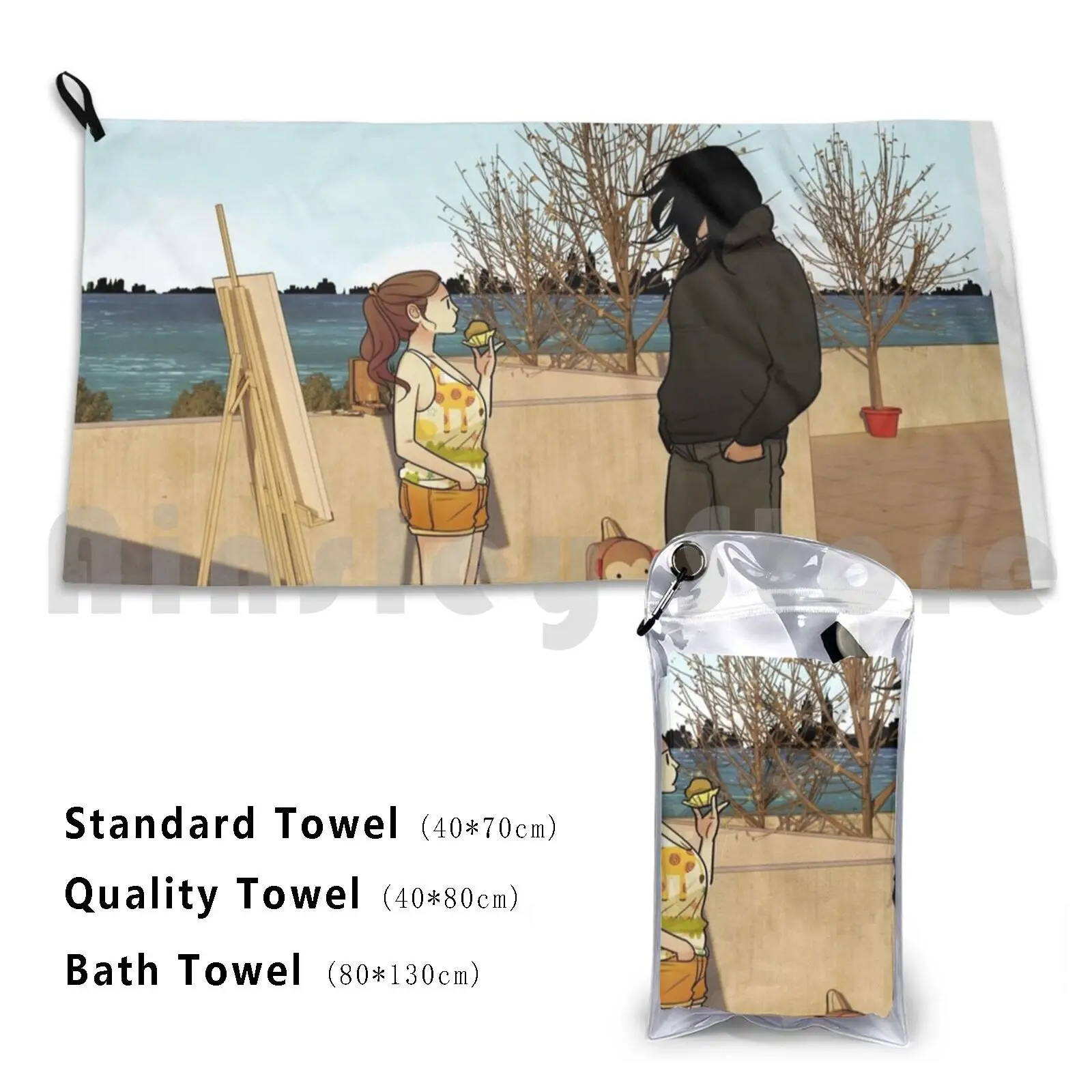 Tora & Poppy Casual Rendezvous Bath Towel Beach Cushion Tora Poppy