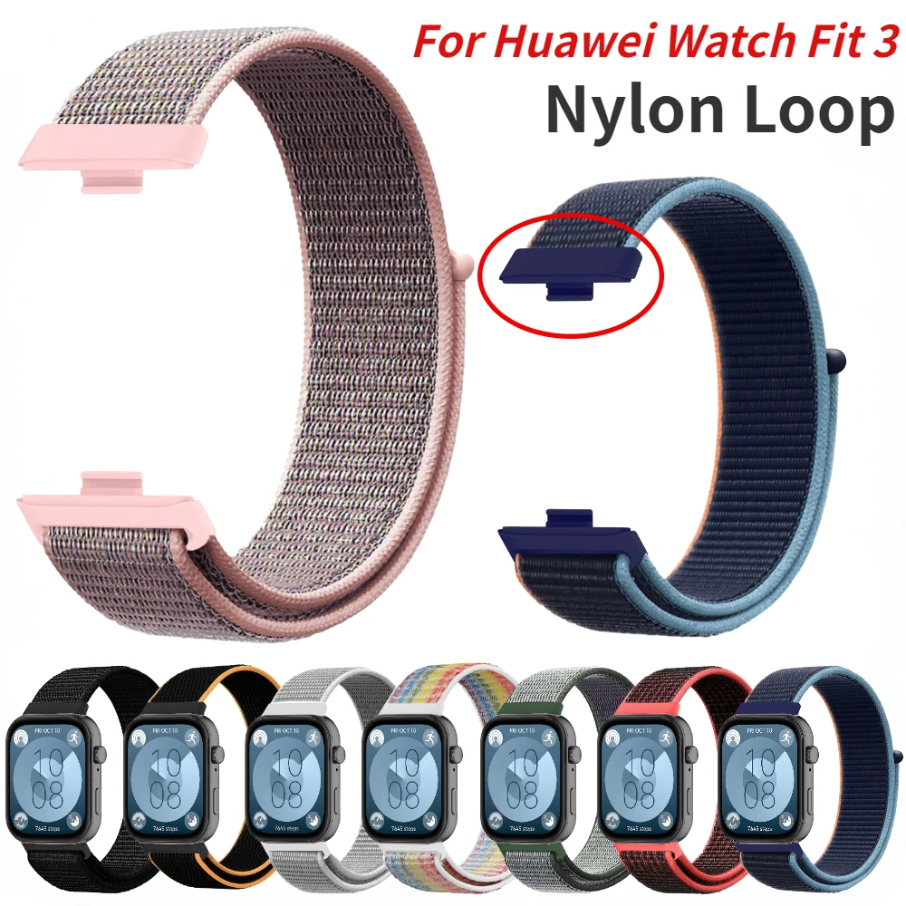 

Nylon Original Strap for Huawei Watch Fit 3 Breathable Replaceable Wristband Correa for Huawei Watch Fit 3 Bracelet Accessories