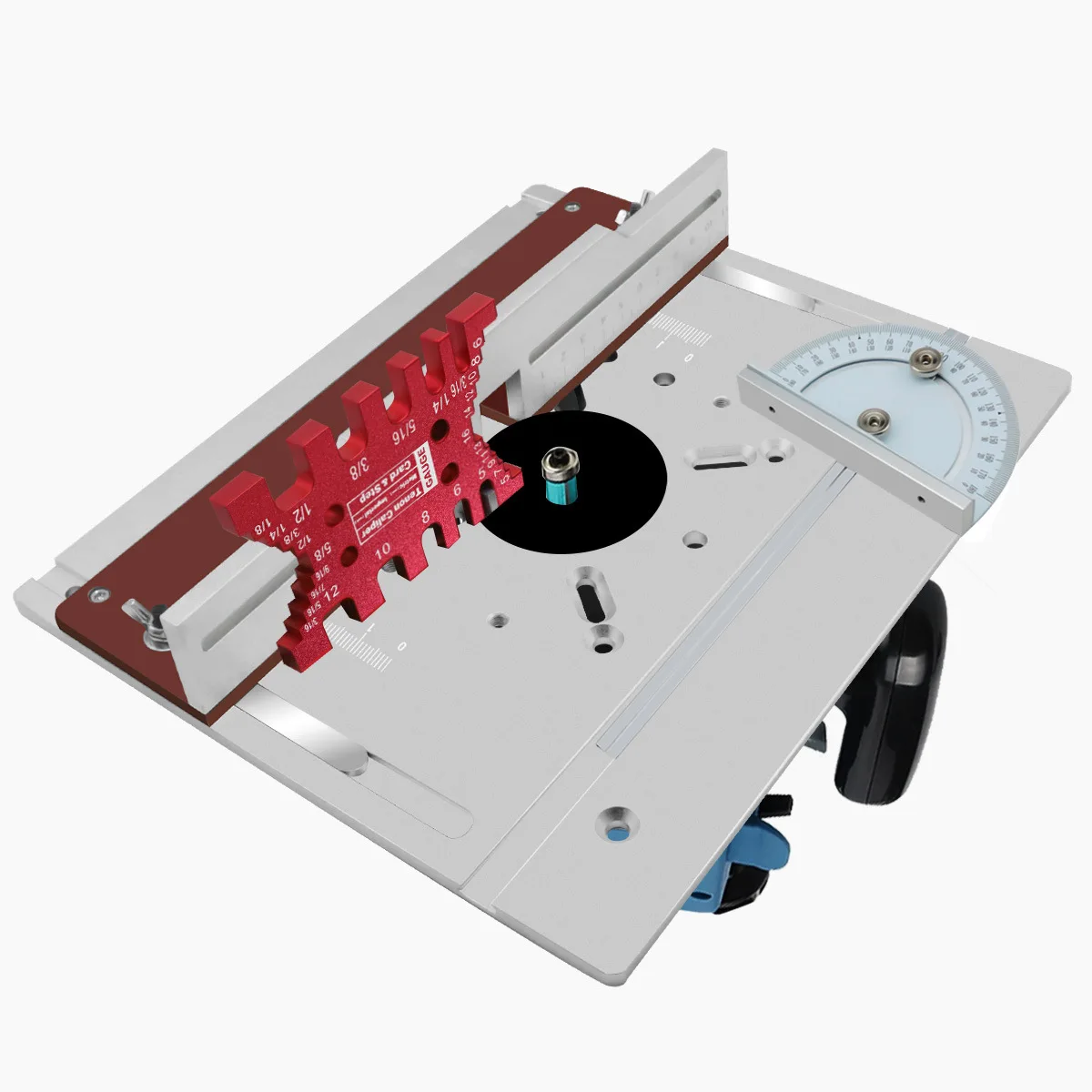 H8 Aluminum Alloy Bakelite Milling Chamfer Trimming Machine Flip-chip Board Woodworking Multi-functional Lifting Table