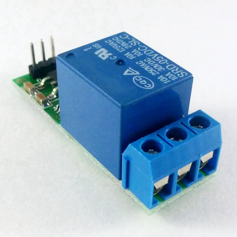 For IO25B01 Single Channel 6-24V Self-Locking Relay Switch Locking Relay Low Pulse Trigger Board