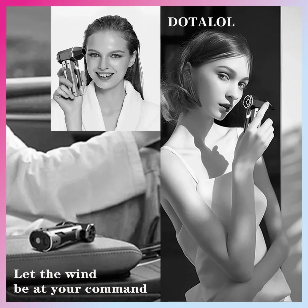 2026 Turbo JetFan Electric Air Duster Portable 130000RPM Alat Pembersih Tiup Portabel untuk Mobil, Menghilangkan Salju, Pengisian Daya Tipe-C yang Dapat Disesuaikan