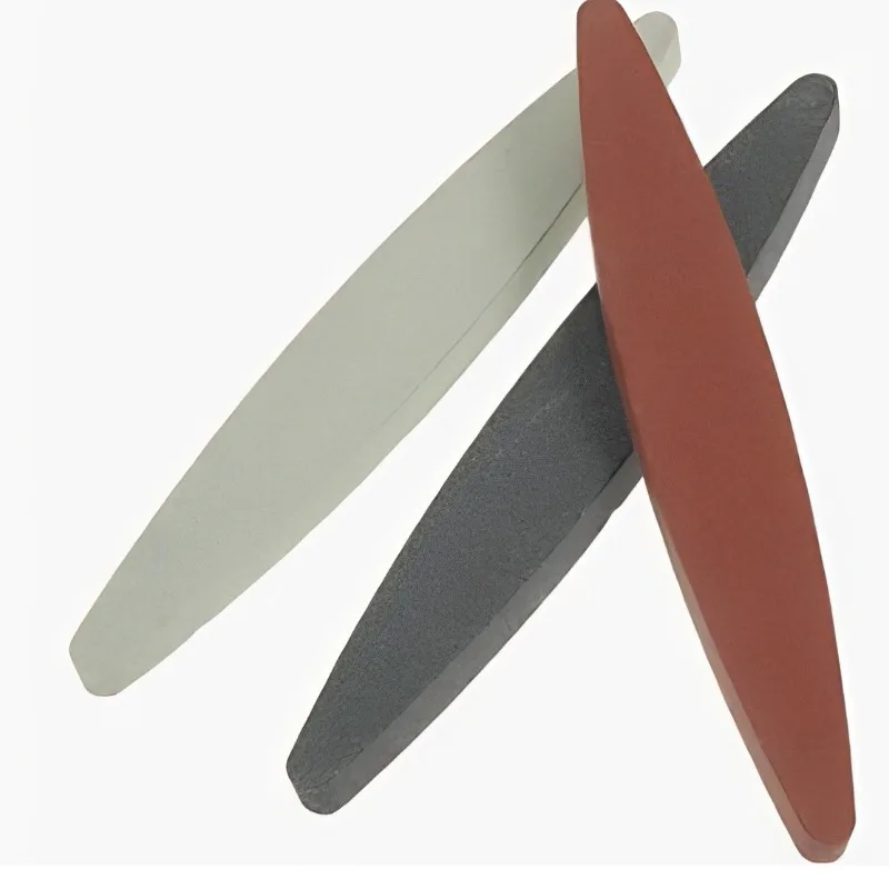 Knife Honing Tool 16x2.3cm Thick Soft Leather Strop Aluminum Base Cutlery
