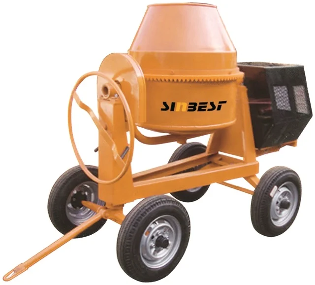 New/Used Spain Hot Sale 450l Capacity Big Concrete Mixer With 17 Inch Wheels