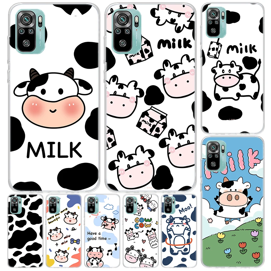 Dairy Cattle Cow Speckle Cute Cover For Xiaomi Redmi Note 13 12S 12 11 11S 10S 10 Pro Plus Phone Case 11E 11T 9 9S 8T 8 + Print 